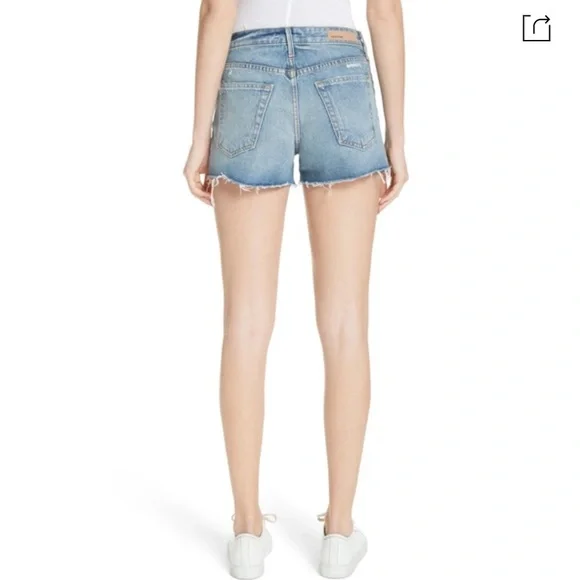 GRLFRND Dovima Distressed Denim Shorts - Picture 2 of 8